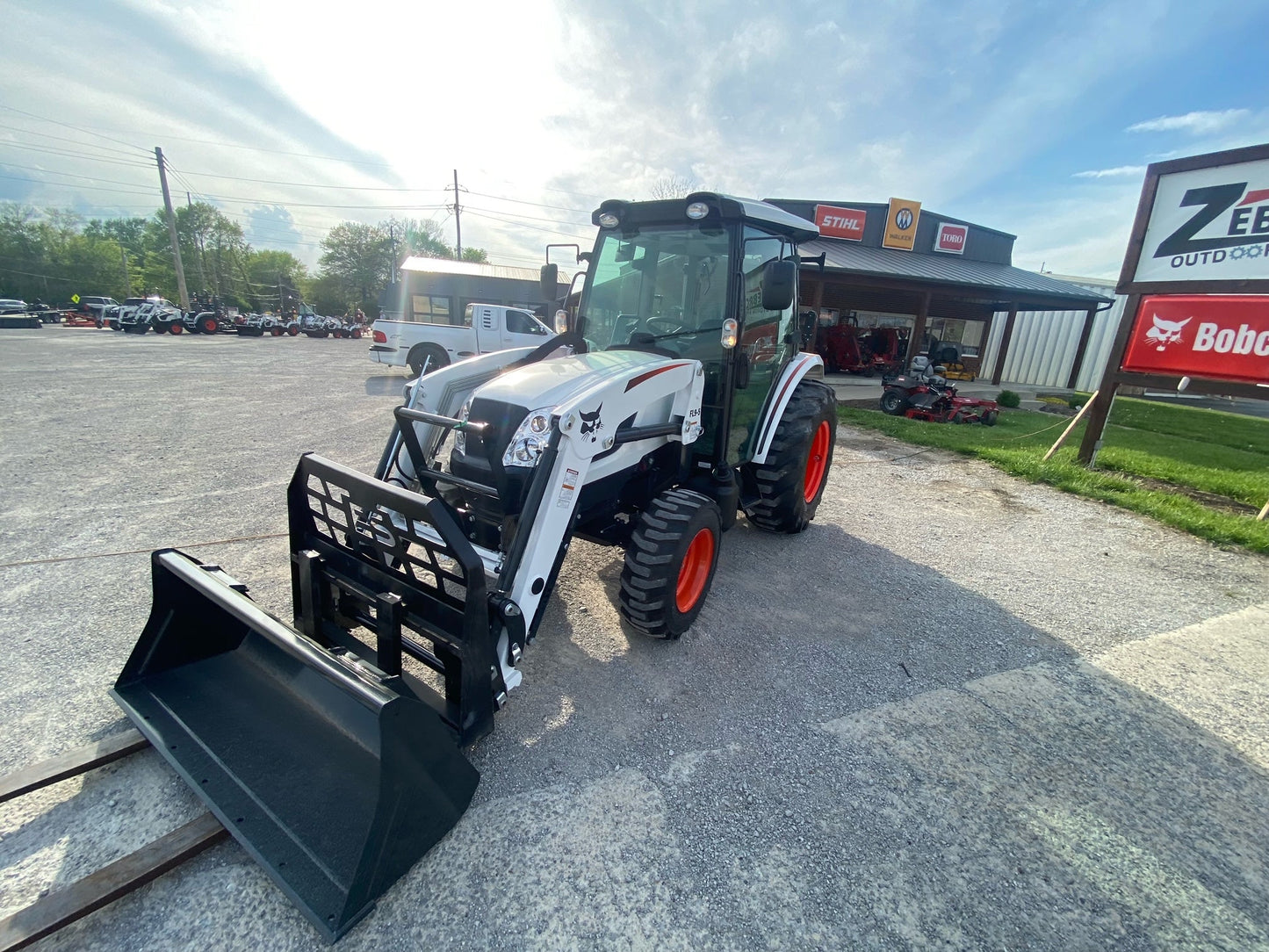 2024 Bobcat CT5545 Tractor + Loader with NEW Pallet Forks & Bucket Package