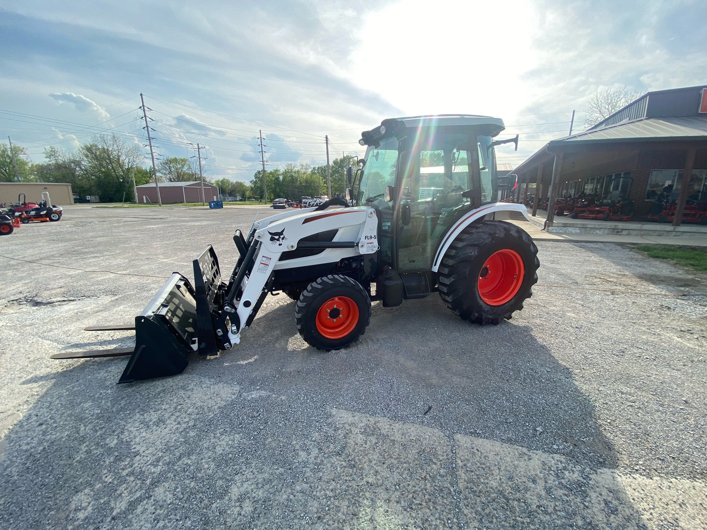 2024 Bobcat CT5558 Tractor + Loader with NEW Pallet Forks & Bucket Package